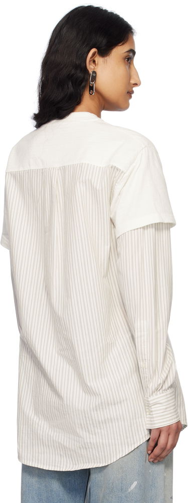 Majica Acne Studios Acne Studios Layered T-Shirt Bela | AC0730-, 2