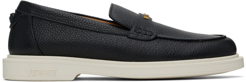 Oblačila Versace Versace Giuliano Loafers Črna | 1017591_1A12647