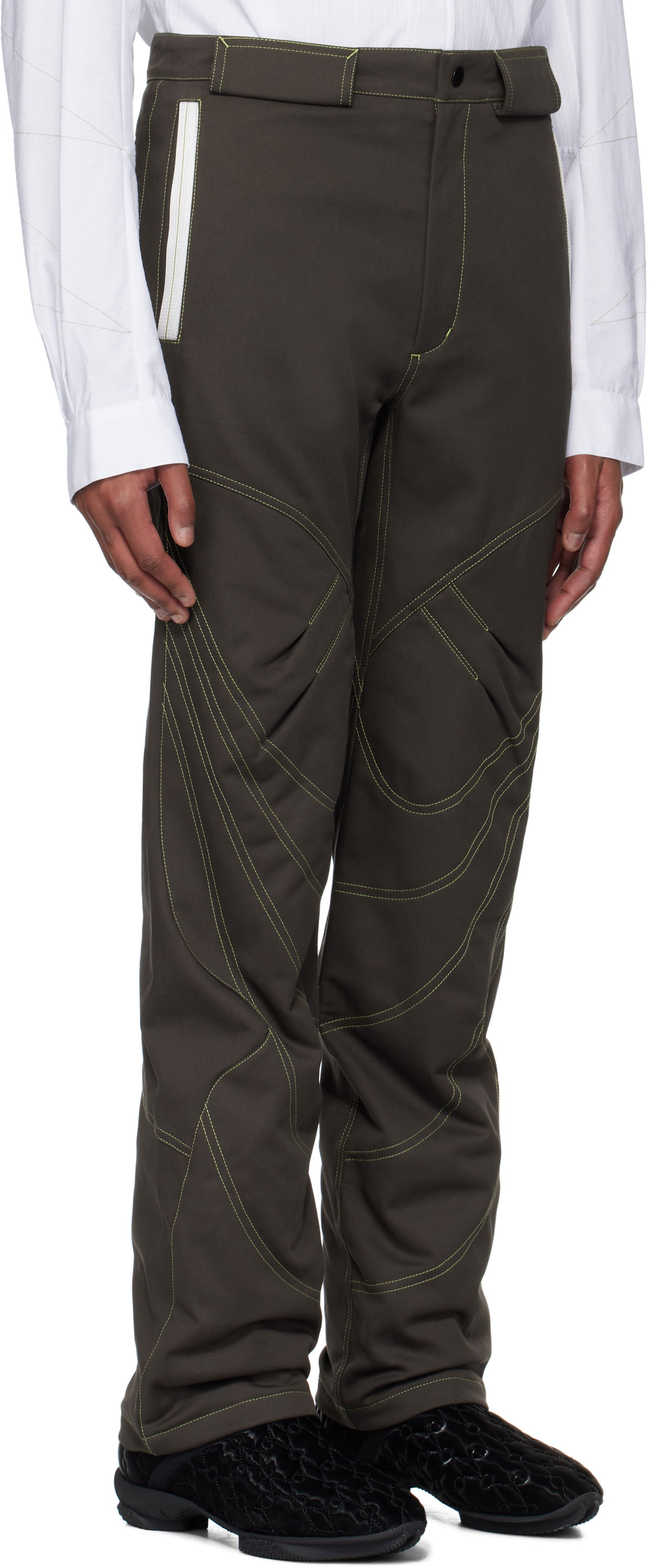 Hlače KIKO KOSTADINOV Kiko Kostadinov Solix Zip Trousers Zelena | KKSS25T03-11, 1