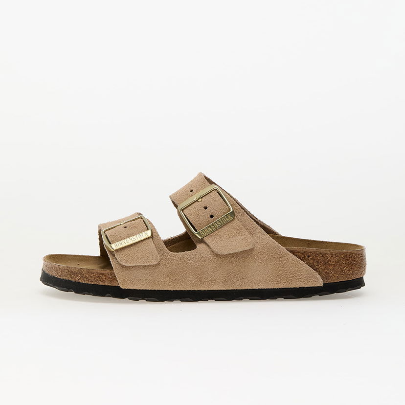 Superge in čevlji Birkenstock Birkenstock Arizona Suede Leather Sandals Size 36 Bež | 1029260