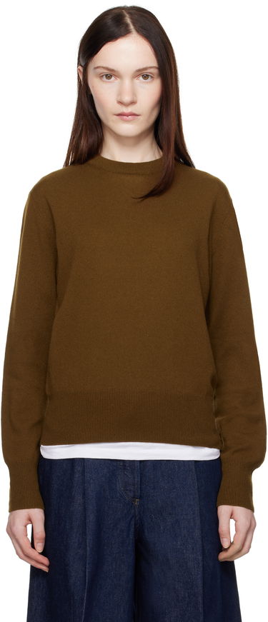 Pleteni pulover A.P.C. Anastasia Barbieri Edition Lucia Crewneck Sweater Rjava | WSABB-F23397, 0