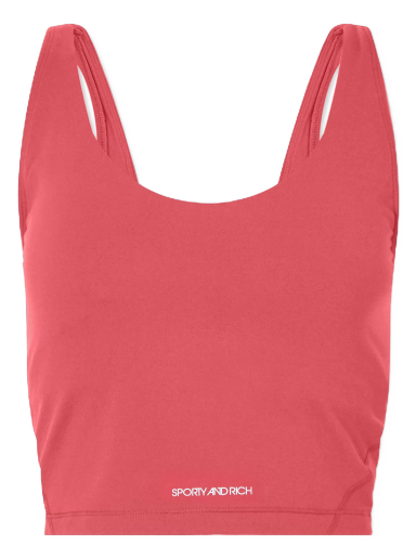 Modrček Sporty & Rich Cropped Tank Bra Top Roza | TC671HI