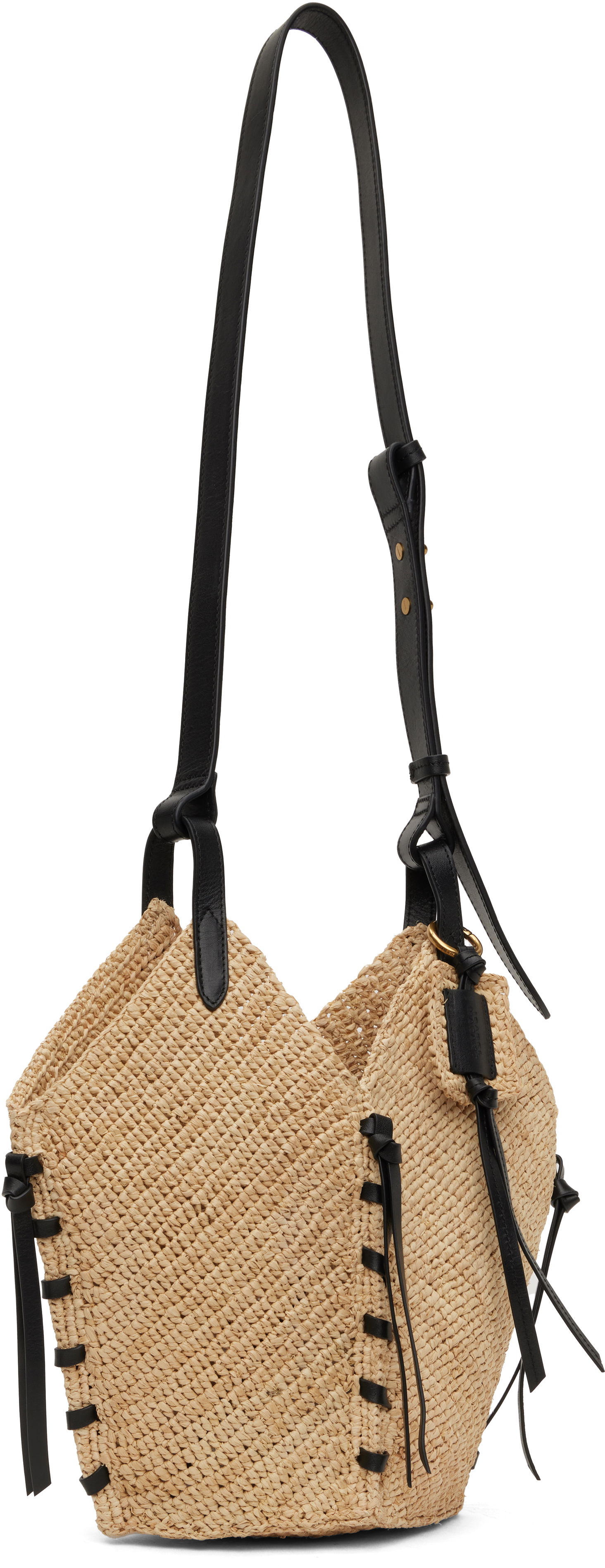Torbica ISABEL MARANT Isabel Marant Tampa Mini Raffia Tote Bež | PM0067FA-C1X07M, 1