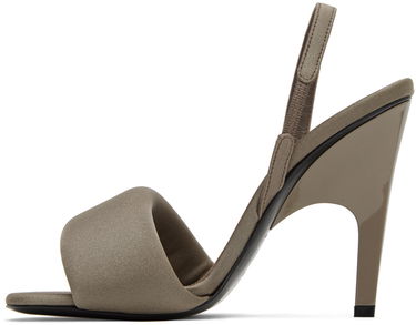 Modni dodatki The Attico Attico Rem Heeled Slingback Sandals Siva | 237WS522 PA45, 2