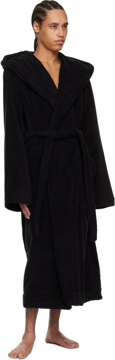 Pižame Rick Owens Rick Owens Beach Hooded Bathrobe Črna | RH0000002 SPO1, 3