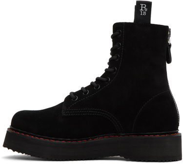 Oblačila R13 R13 Single Stack Boots Črna | R13MS025-S096C, 2