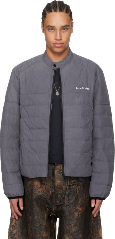 Puhovka Acne Studios Acne Studios Down Puffer Jacket Siva | B90812-, 0