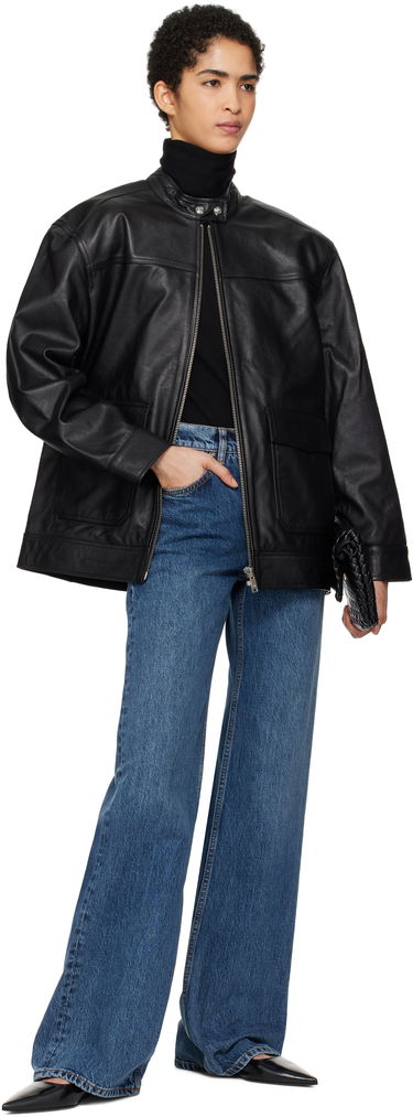 Kavbojke Anine Bing ANINE BING Hugh Wide Leg Jeans Modra | A-06-1134-418-WHD8, 3