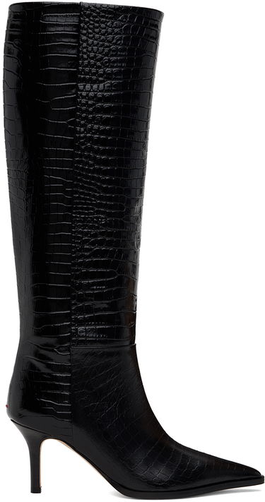 Nogavice Aeyde Aeyde Tula Leather Tall Boots Črna | A11-KB-TULP75ST95-FW24-800-065, 0