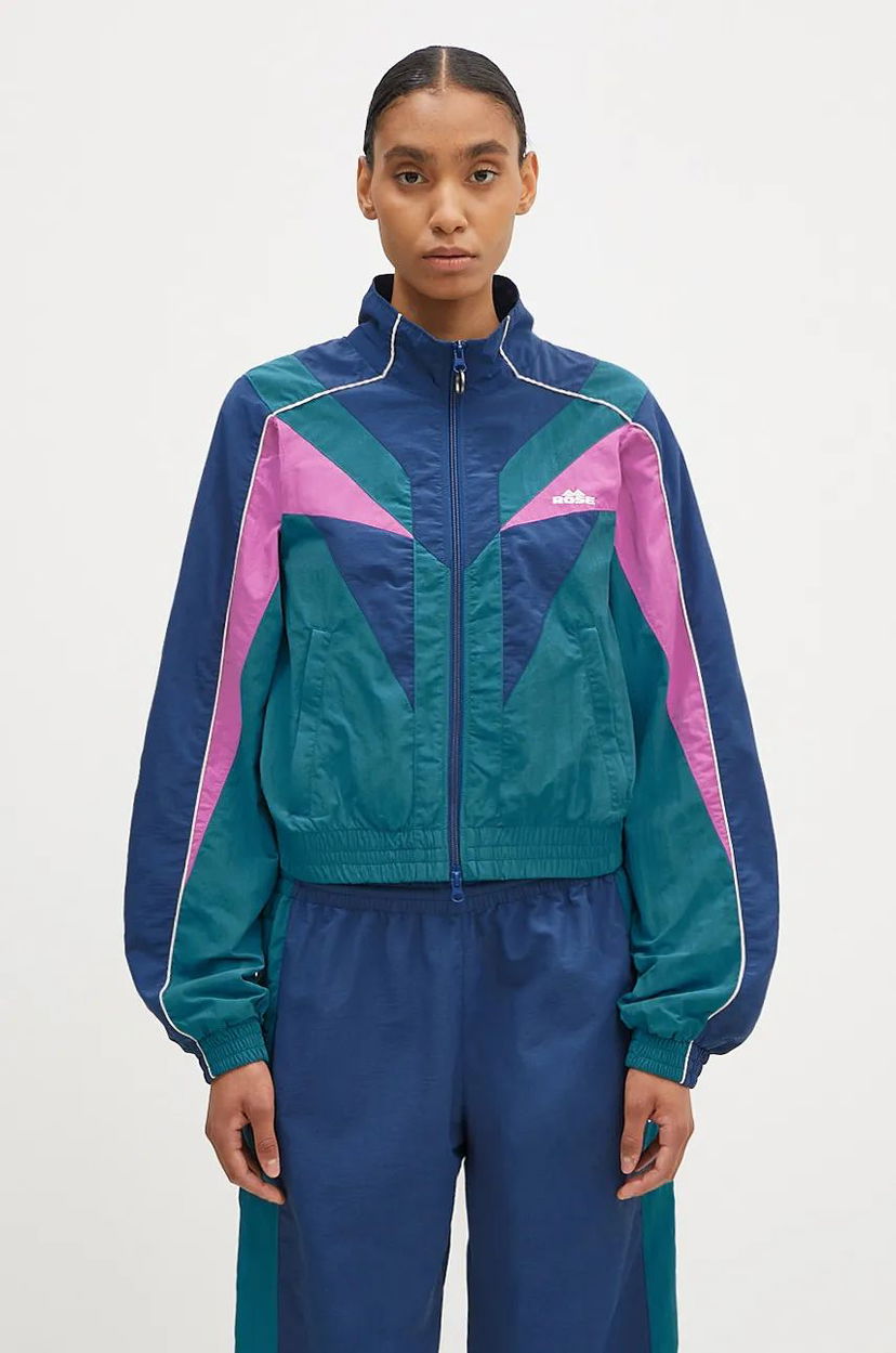 Vetrovka Martine Rose Shrunken Track Jacket Modra | 166WP01511