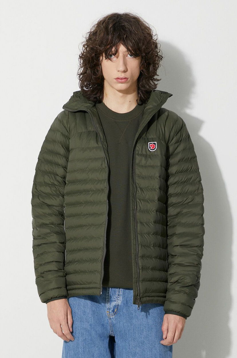 Puhovka FJÄLLRÄVEN Expedition Lätt Down Jacket Zelena | F86119.662