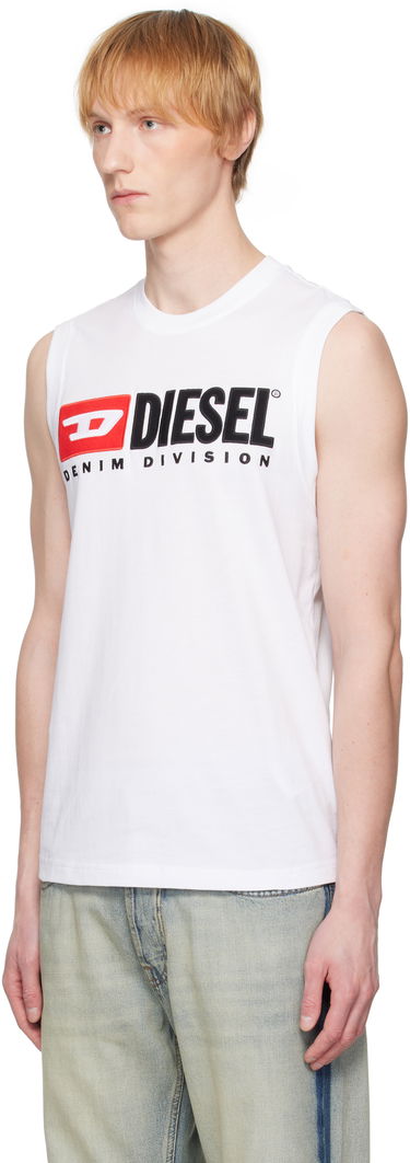 Majica brez rokavov Diesel T-Isco-Div Tank Top Bela | A105080GRAI100, 3