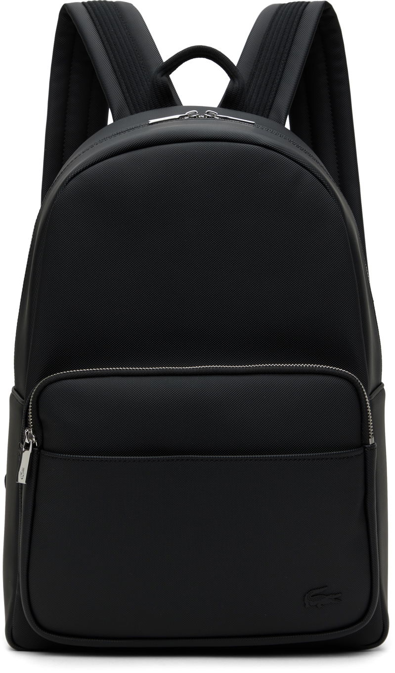 Nahrbtnik Lacoste Embossed Backpack Črna | NH4430HC, 0
