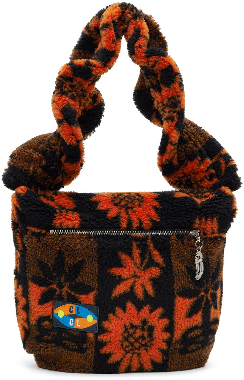 Torba za čez ramo Chopova Lowena Chopova Lowena Sunflower Fleece Shoulder Bag Oranžna | 1176
