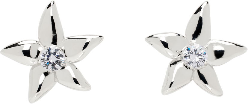 Uhani Collina Strada Collina Strada Mega Starlink Flower Earrings Kovinski | XX1086