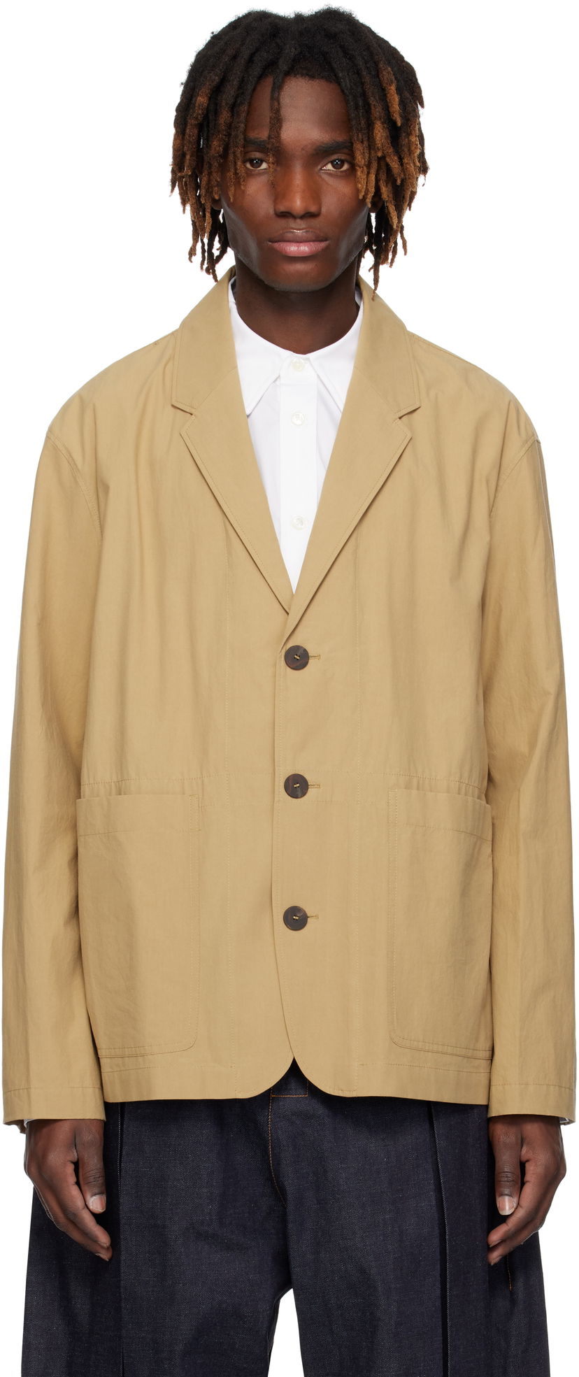 Jakna Studio Nicholson Studio Nicholson Reale Blazer Bež | REALE SNM - 1312