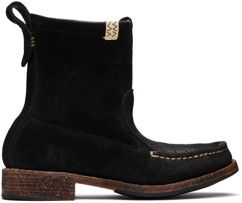 Superge in čevlji visvim Nakoda Suede Moc-Toe Boots Črna | 0125202002009