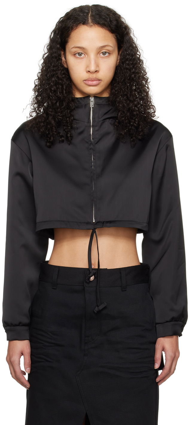 Jakna We11done We11done Cropped Track Jacket Črna | WD-JP0-24-091-W-BK, 0