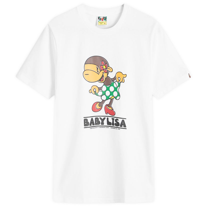 Majica BAPE Classic Baby Lisa T-Shirt Bela | 002TEK302029L-WHT