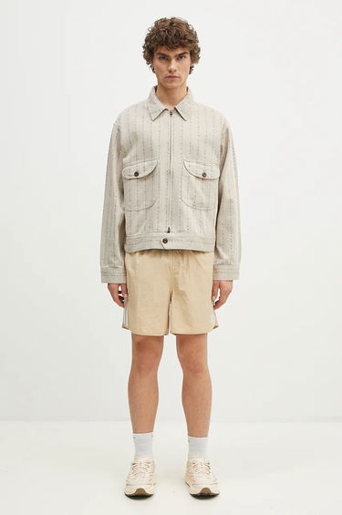 Jakna Human Made Herringbone Zip-Up Work Jacket Bež | HM28JK014, 5