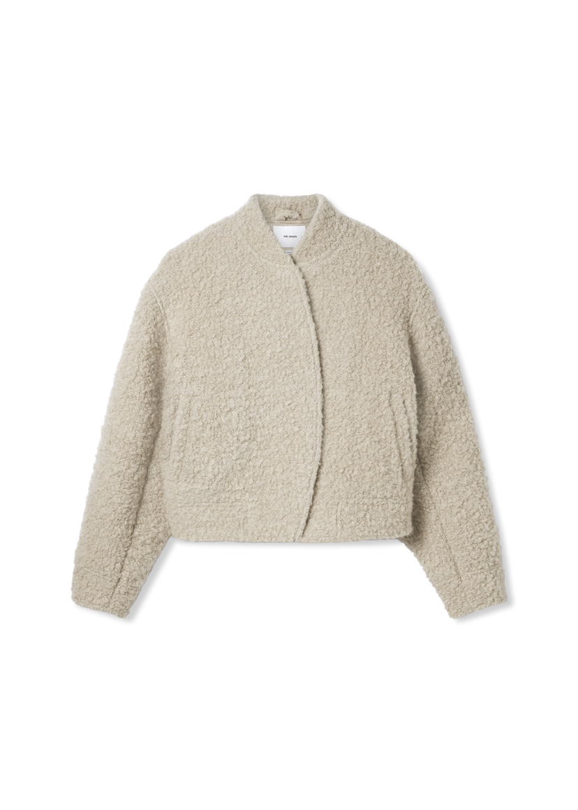 Bomber jakna AXEL ARIGATO Textured Cropped Jacket Bež | A3052001