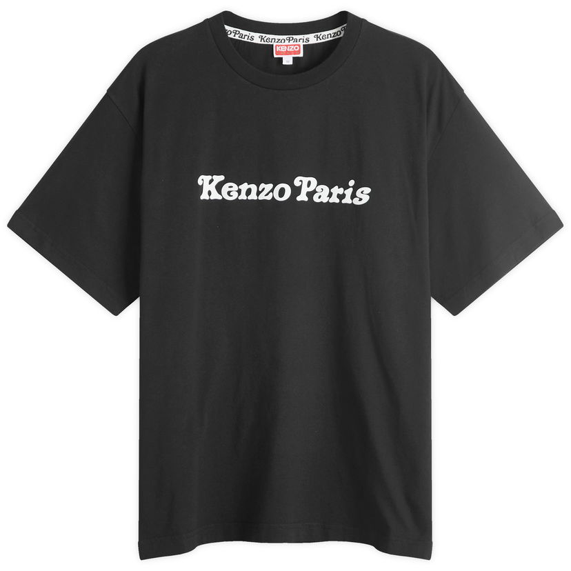 Majica KENZO Verdy Collection Oversized Black T-Shirt, Size Large Črna | FF58TS4814SG-99J