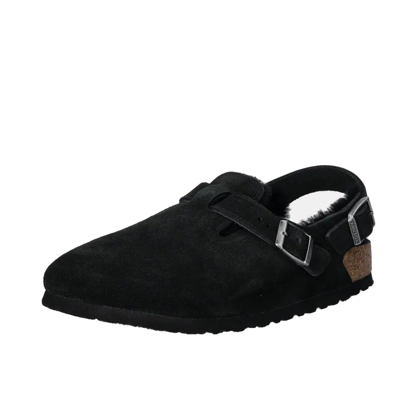Superge in čevlji Birkenstock Tokio Suede Slippers Črna | 1028328