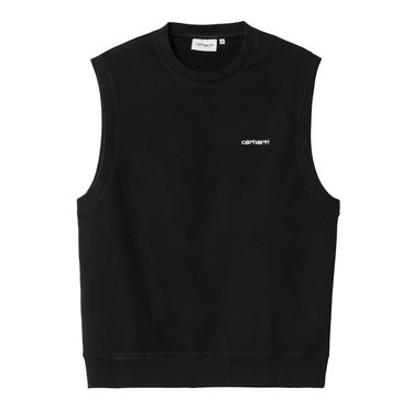 Pleteni pulover Carhartt WIP Script Vest Črna | I033084_0D2_XX, 5
