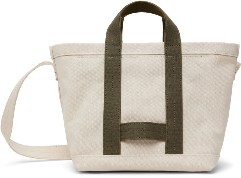 Tote bag Comme des Garçons Comme des Garçons Shirt Canvas Tote Bag with Shoulder Strap Bež | FO-K202-051