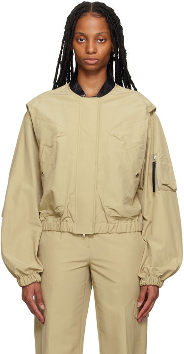 Bomber jakna Helmut Lang Helmut Lang Oversized Bomber Jacket Bež | N02HW402, 0