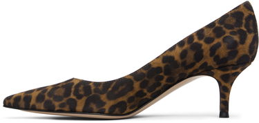 Superge in čevlji Gianvito Rossi Leopard Print Suede Gianvito 55 Pumps Večbarvna | G20336-55RIC-CMD, 2