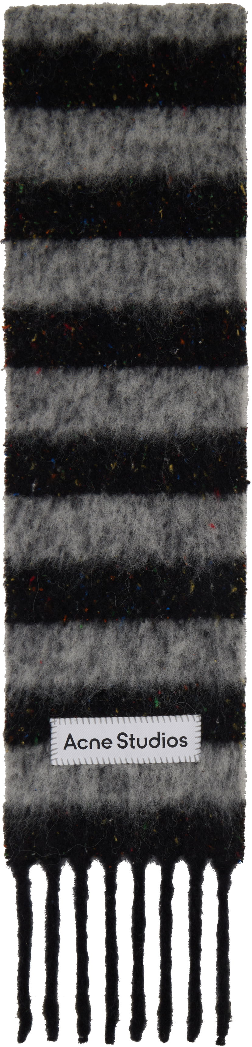 Šala Acne Studios Acne Studios Narrow Stripe Alpaca Scarf Večbarvna | CA0358-