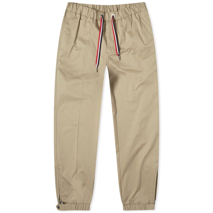 Hlače Moncler Gabardine Tapered Trouser Bež | 2A000-41-57448-202