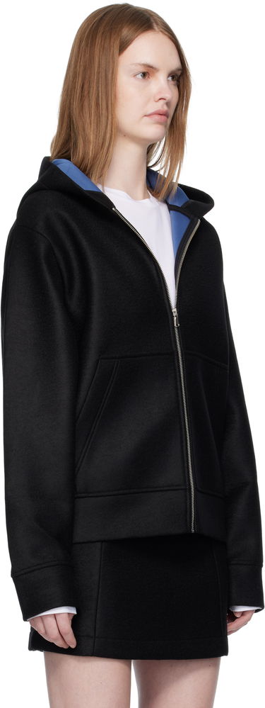 Pulover A.P.C. A.P.C. Alvin Wool Zip-Up Hoodie Zelena | PSAFU-M27993, 4