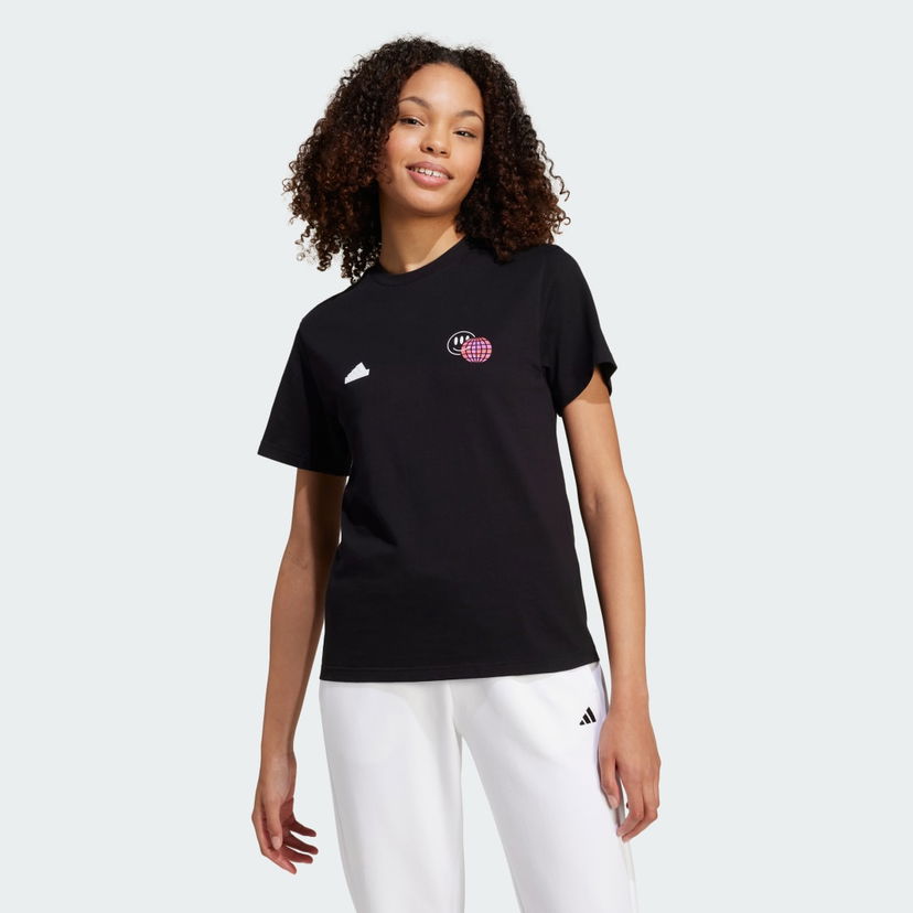 Majica adidas Performance House of Tiro Graphic Tee Črna | IW5180