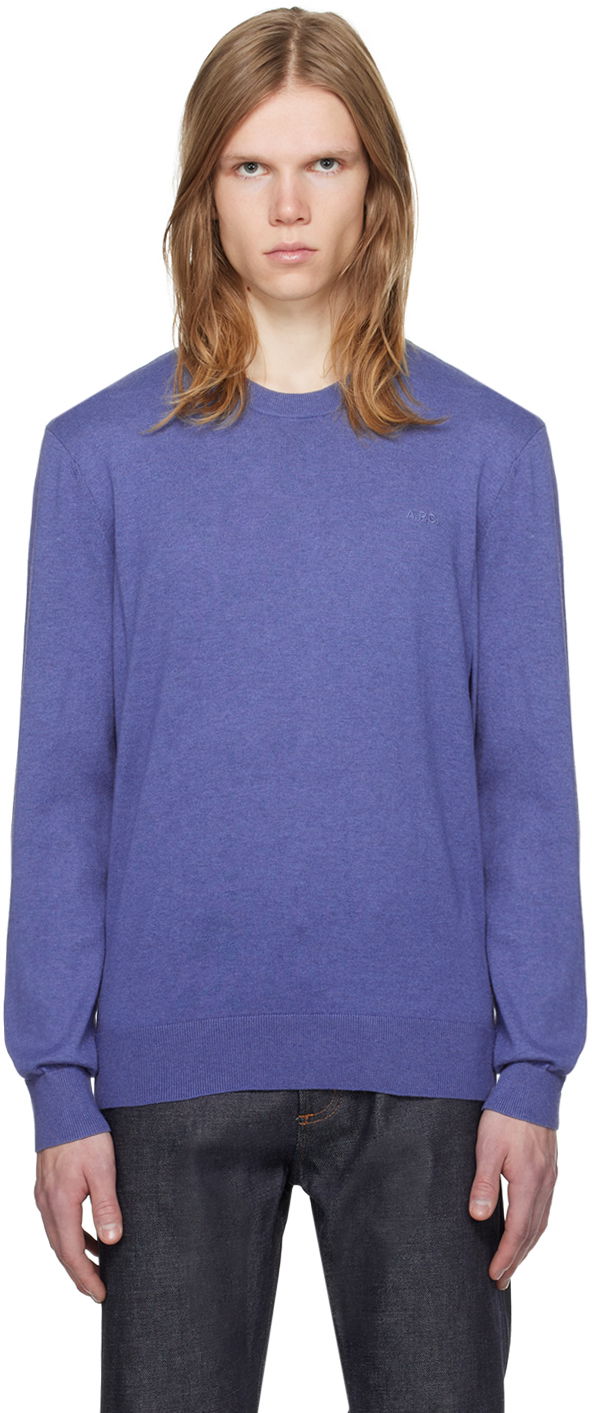 Pleteni pulover A.P.C. Julio Sweater Mornarica | COGCN-H23308, 0