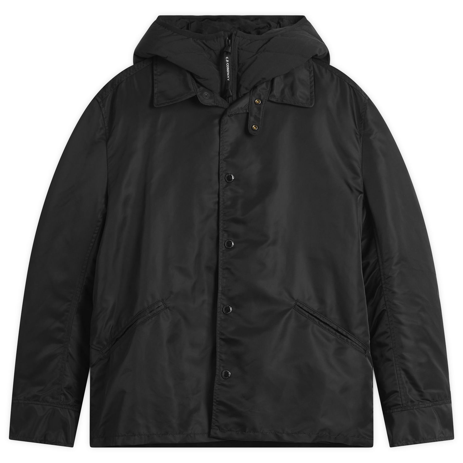 Jakna Junya Watanabe Junya Watanabe x C.P. Company Nylon Twill Hooded Goggle Jacket Črna | WP-J915-100-1, 1