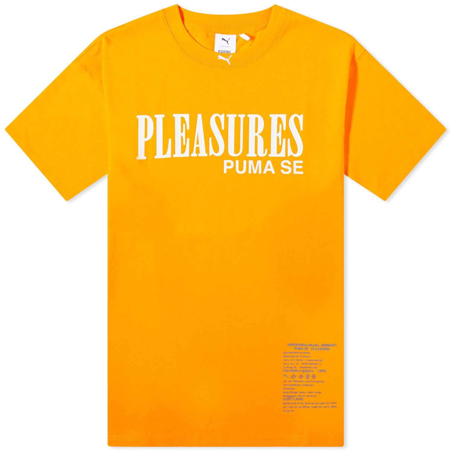Majica Puma x Pleasures Typo Oranžna | 620878-73, 0