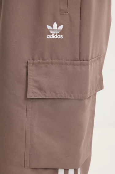 Trenirka adidas Originals adidas Originals Adicolor 3-Stripe Cargo Pants High Waist Rjava | JC8138, 3