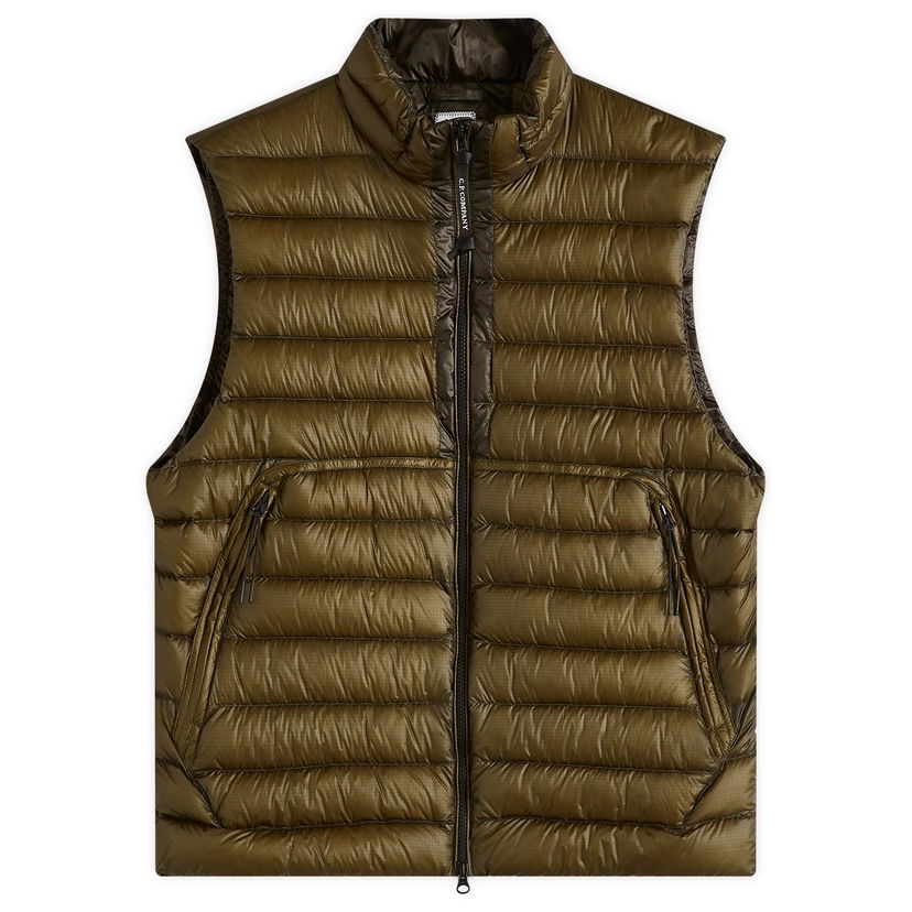 Telovnik C.P. Company Men's D.D. Shell Lens Down Vest, Size Large Zelena | 18CMVE201A-006099A-683