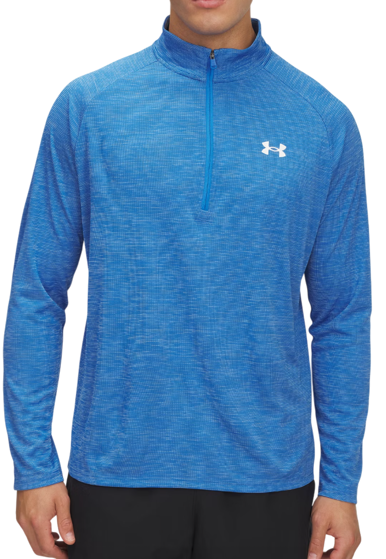Pulover Under Armour UA Tech Textured 1/2 Zip Top Modra | 1382797-402