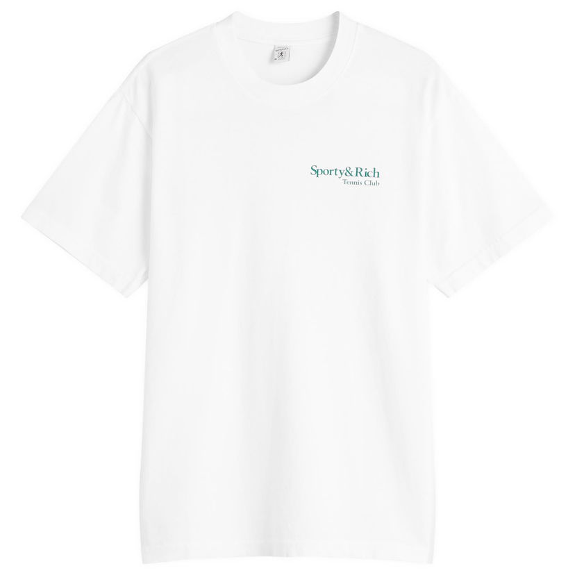Majica Sporty & Rich Play Tennis T-Shirt W Bela | TO043621425WH01