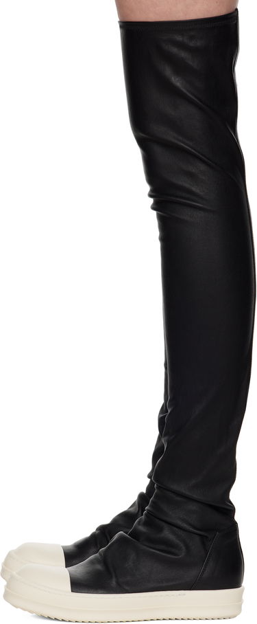 Nogavice Rick Owens Rick Owens Hollywood Knee-High Stocking Boots Črna | RP01E7893 LS, 2