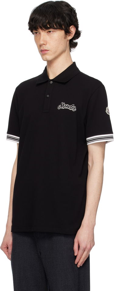 Polo majica Moncler Archivio Short Sleeve Polo Črna | K10918A00006899UR, 3