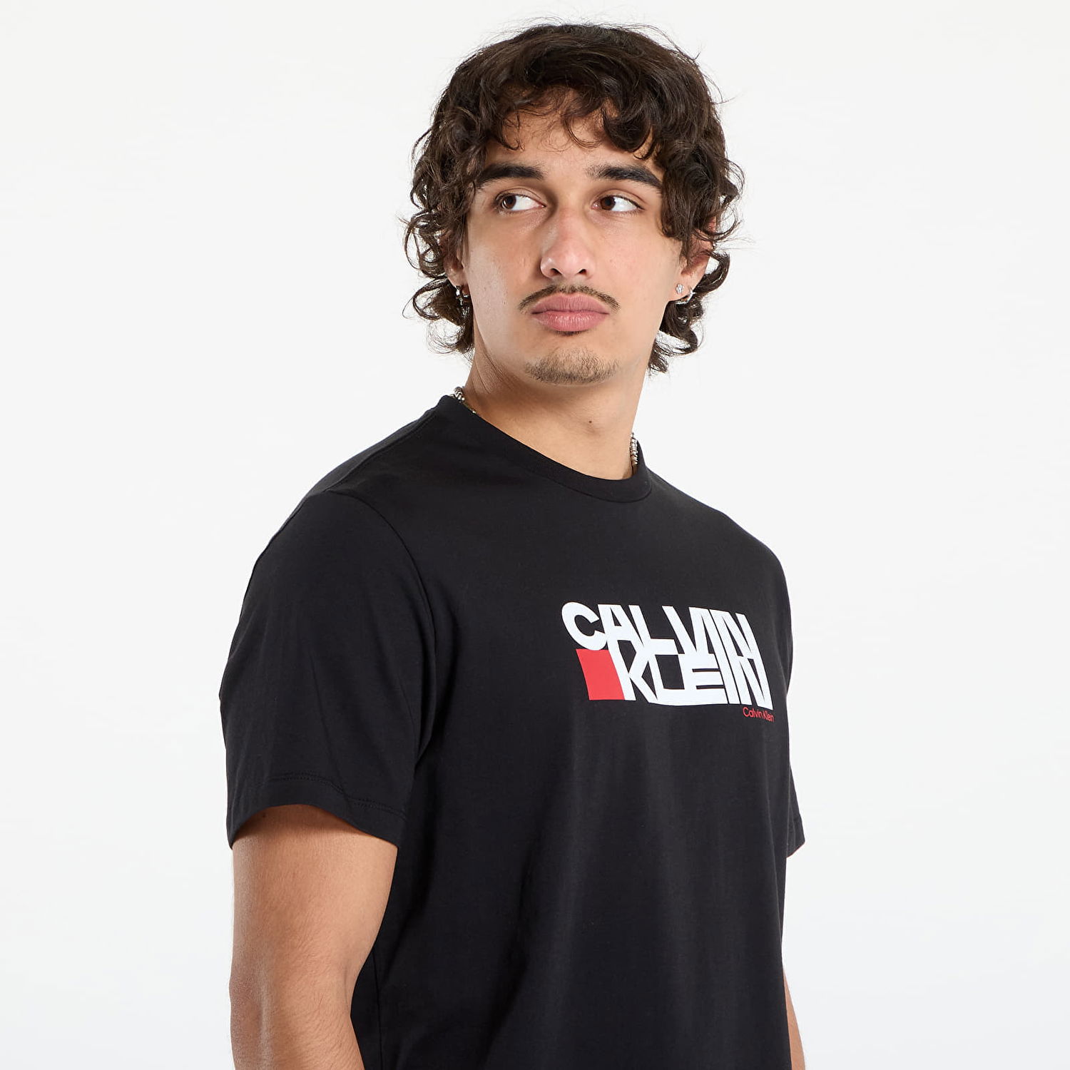 Majica CALVIN KLEIN Calvin Klein Jeans Redbox Graphic Tee Črna | LV04RD814G UB1, 1