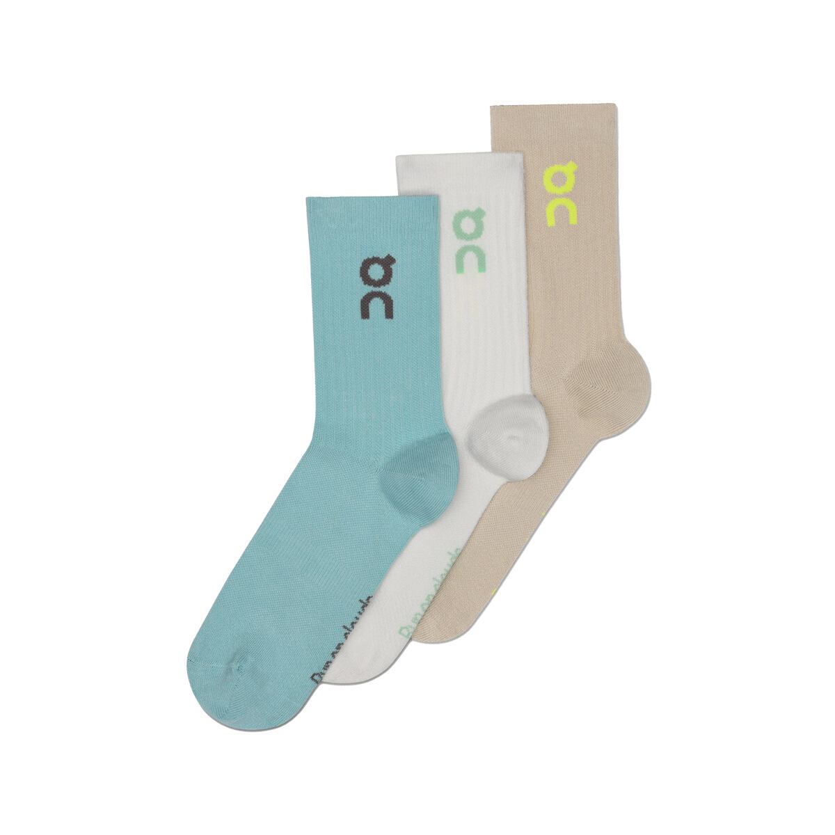 Nogavice On Running Logo Sock High 3-Pack Večbarvna | 2UF10313890, 0
