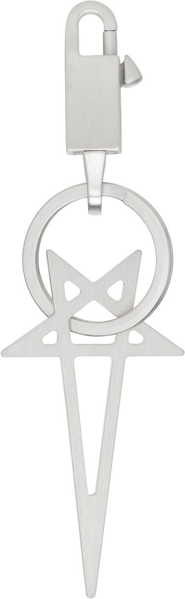 Obeski za ključe Rick Owens Rick Owens Hollywood Pentagram Keychain Kovinski | RA01E0691 MET, 2