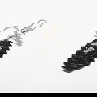 A BATHING APE Ape Head Leather Keychain