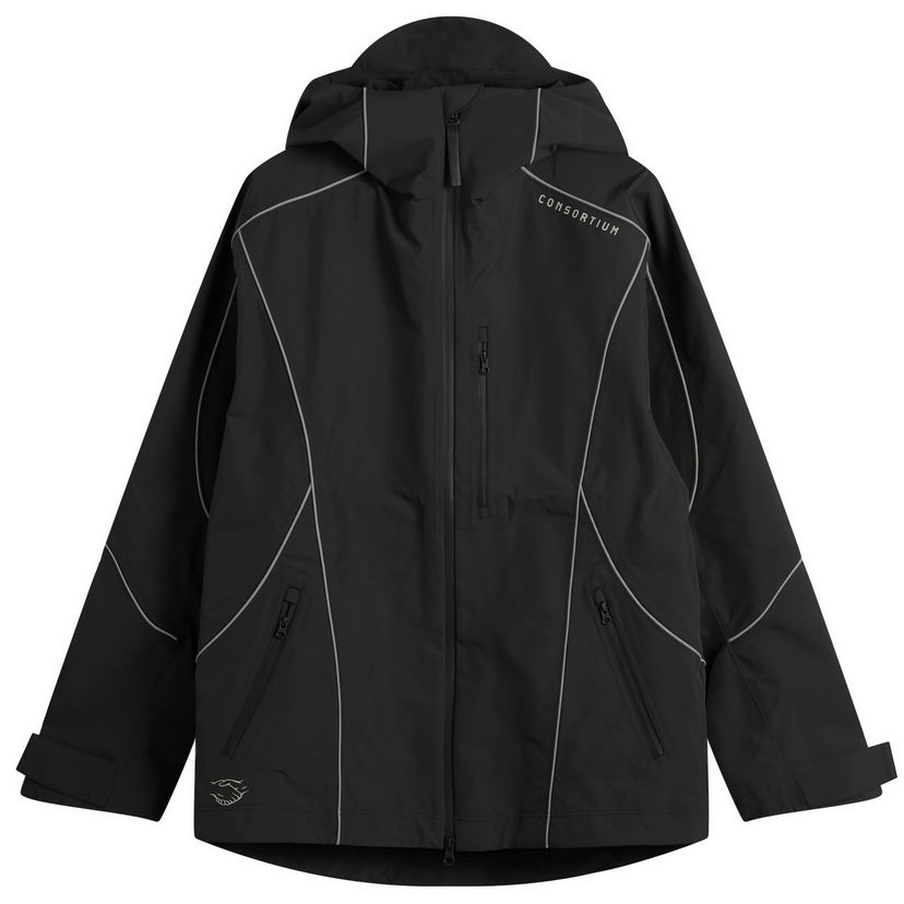 Jakna adidas Originals Consortium Hooded Shell Jacket Črna | JZ0797