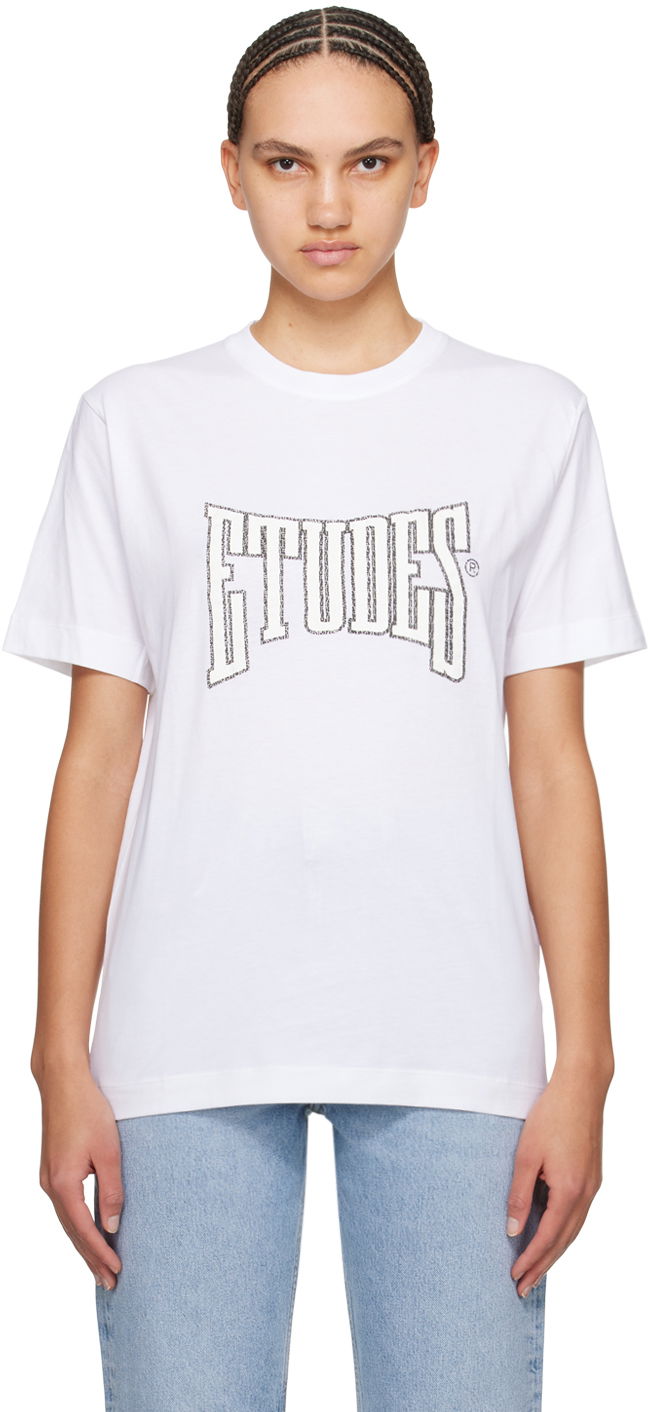 Majica Études Wonder Boxing Graphic T-Shirt Bela | E24MM107A00700